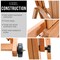Master Multi-Function Studio Artist Wooden Floor Easel - Large Heavy Duty Adjustable H-Frame, Tilts Flat, Mast Adjusts to 97" High - Beechwood Painting Canvas Holder Stand with Wheels